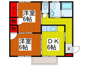 タウンハウス・メイナの物件間取画像